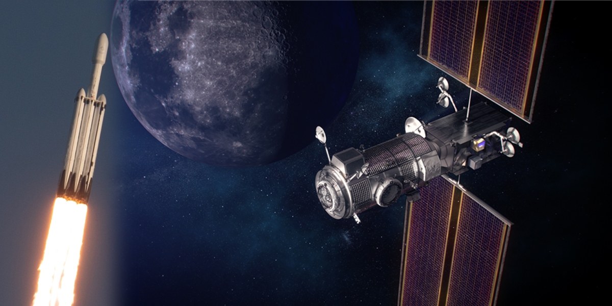 Falcon Heavy to launch Lunar Gateway – Next Horizons Spaceflight